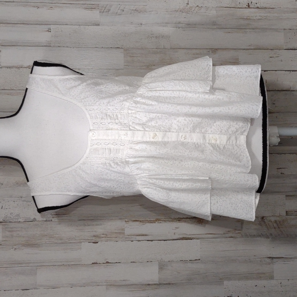 Free People White Sleeveless Blouse